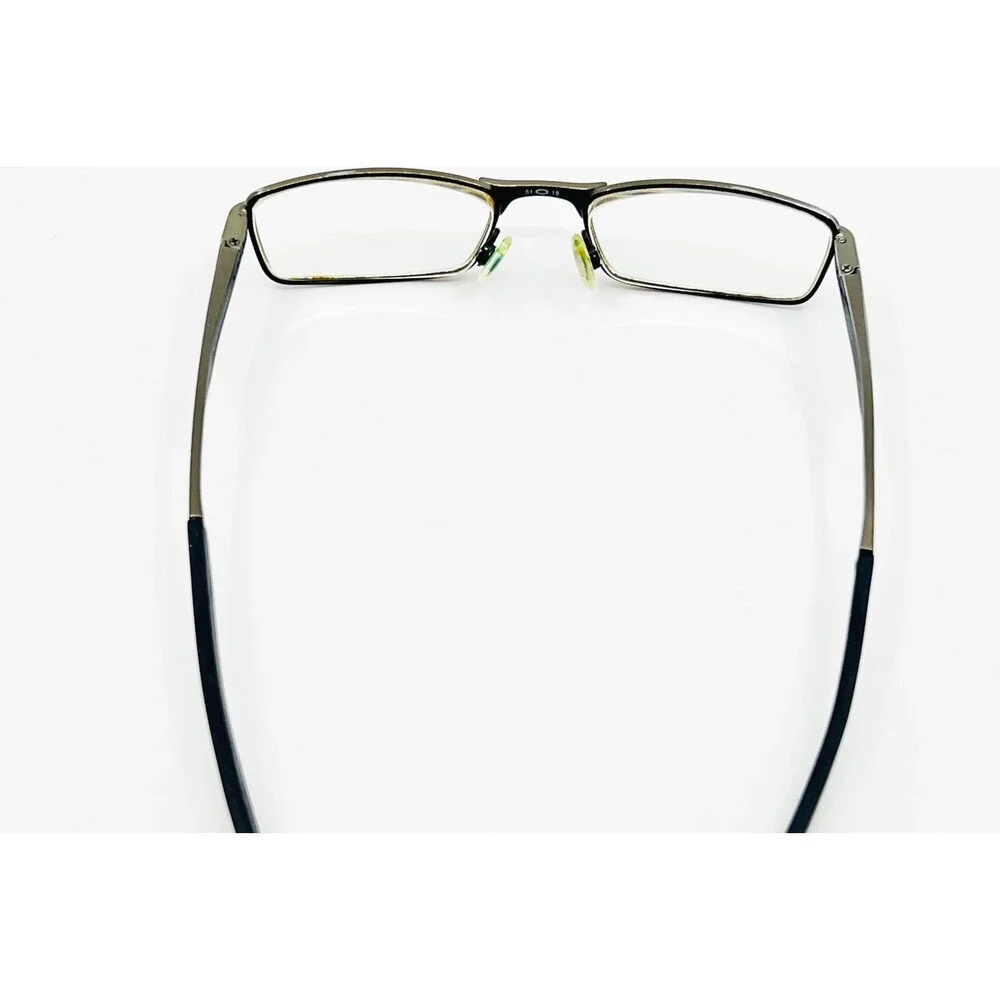 Oakley Socket 2.0 Eyeglasses Mens Brushed Chrome Black Fair 51-18-133